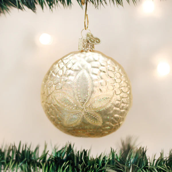 Old World Christmas Sand Dollar Ornament