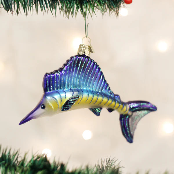 Old World Christmas Sailfish Ornament