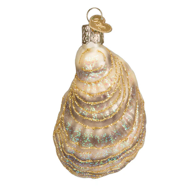 Old World Christmas Oyster With Pearl Ornament