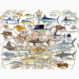 Guy Harvey Charts Tumbler w/ Lid