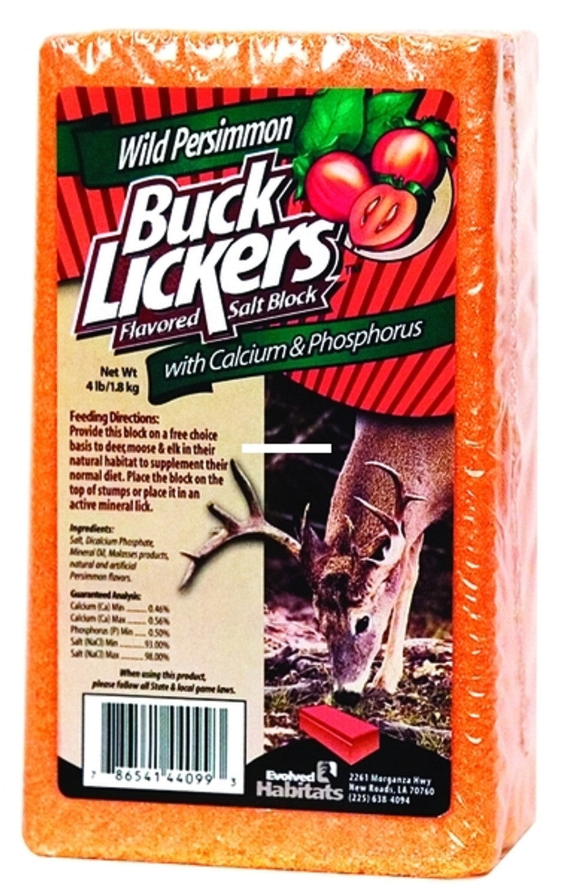 Evolved Buck Licker Wild - Persimmon 4lb Block