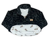 Pimp Shrimp Black Camo Fleece Pullover