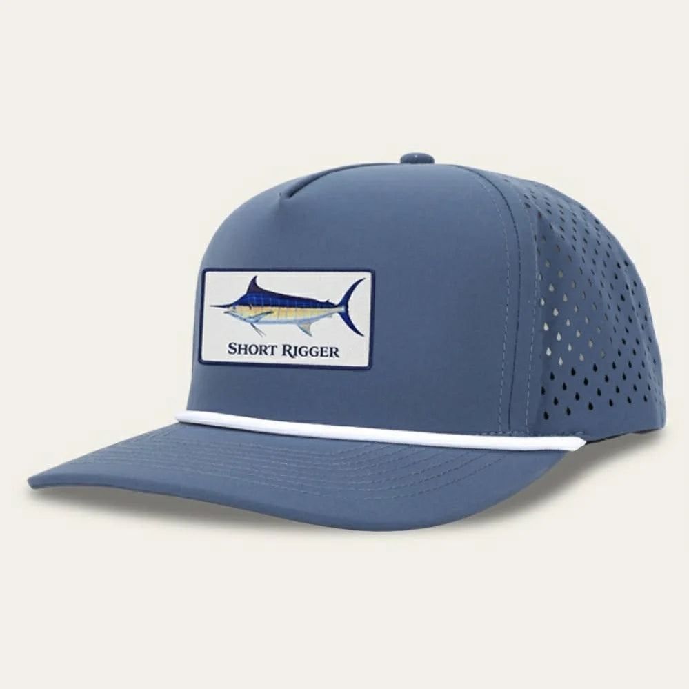 Short Rigger 10/10 Marlin Patch Rope Hat - Blue