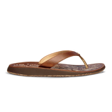 Olukai Paniolo Women’s Premium Leather Sandals - Natural