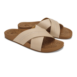 Olukai Kīpe‘a ‘Olu Women’s Leather Slide Sandals