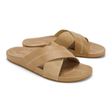 Olukai Kīpe‘a ‘Olu Women’s Leather Slide Sandals