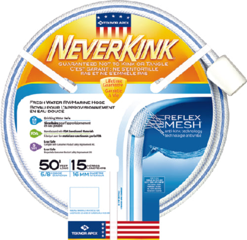 Neverkink Water Hose 5/8" x 50'