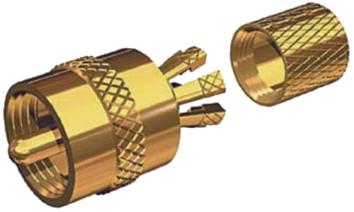 Shakespeare PL258 Gold Plated Solderless VHF Radio Connector
