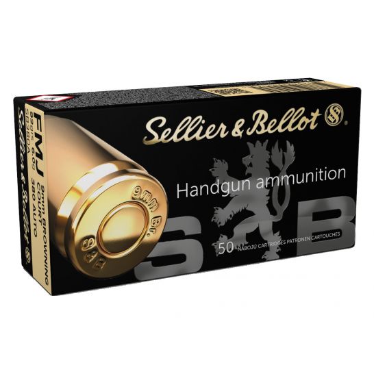 Sellior & Bellot .380ACP 92gr FMJ - 50 Rounds
