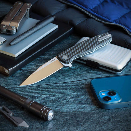 Ocaso Strategy - Carbon Fiber / G-10 Satin Blade Knife