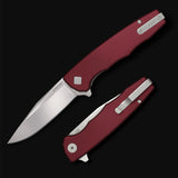 Ocaso Strategy - Red Aluminum / Satin Blade Knife