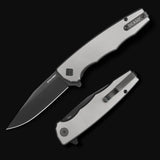 Ocaso Strategy - Titanium / Black S35VN Knife