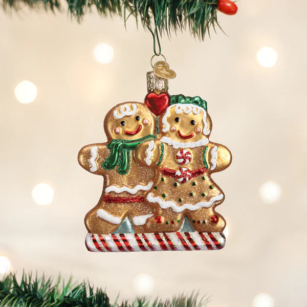 Old World Christmas Gingerbread Friends Ornament