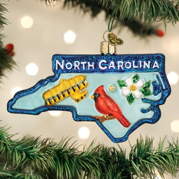 Old World Christmas State Of North Carolina Ornament