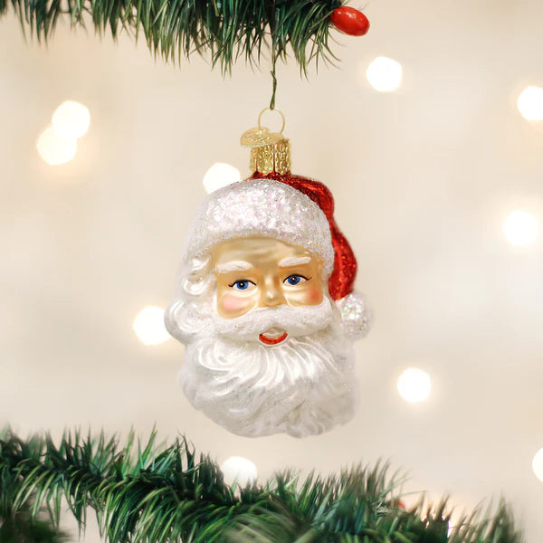 Old World Christmas Mid-century Santa Head