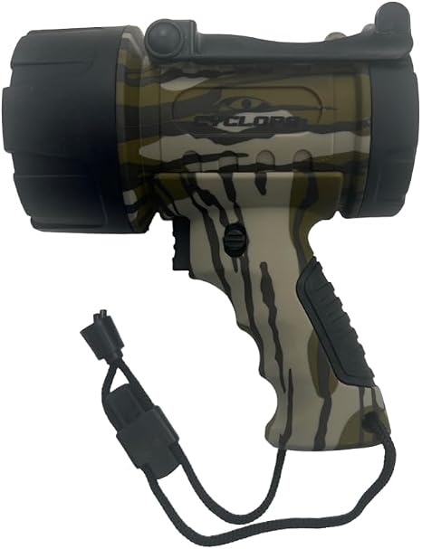 Cyclops 600 Lumen Waterproof LED Spotlight, Mossy Oak Bottomland Camo
