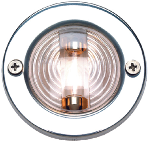 Seachoice 3" Transom Light With Stainless Steel Flange