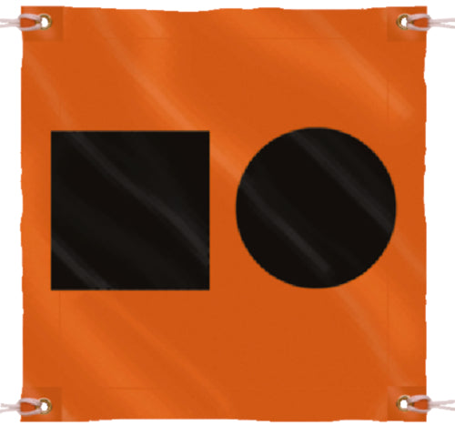 Seachoice 3' x 3' Orange Distress Signal SOS Flag – Neuse Sport Shop