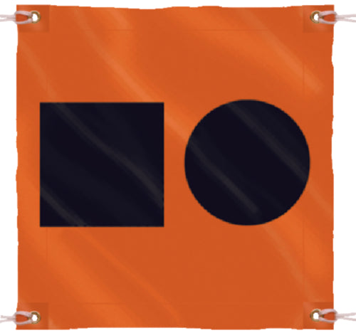 Seachoice 3' x 3' Orange Distress Signal SOS Flag