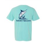 Short Rigger Jumping Marlin Tee - Chalky Mint