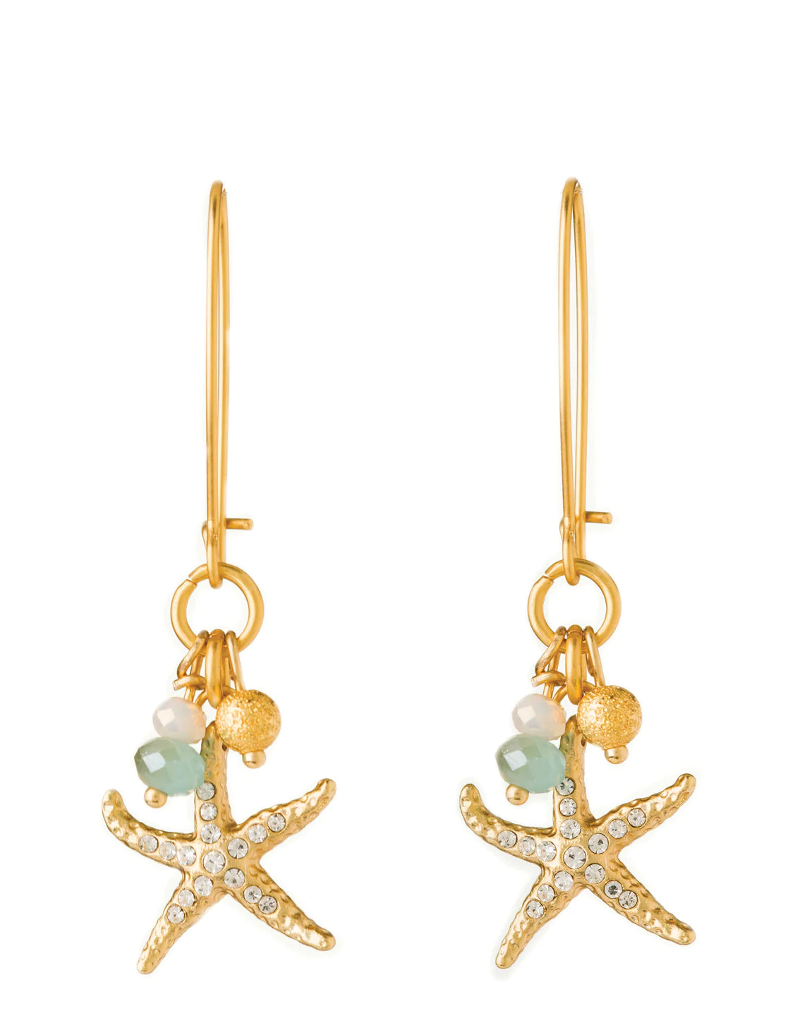 Spartina 449 Starfish Sparkle Drop Earrings