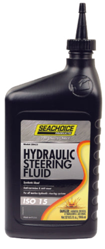 Seachoice Hydraulic Steering Fluid - Synthetic Blend, ISO 15, 1 Qt.