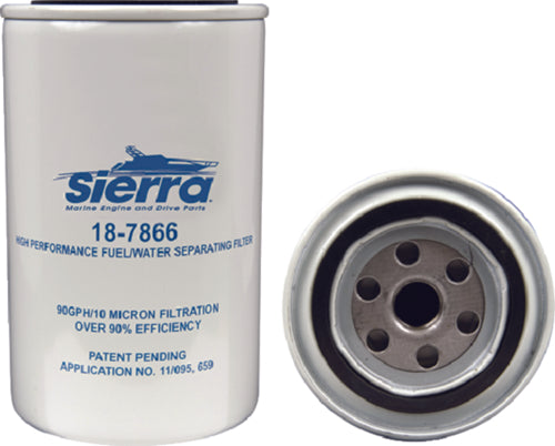 Sierra Replacement Water Separating Fuel Filter, Large
