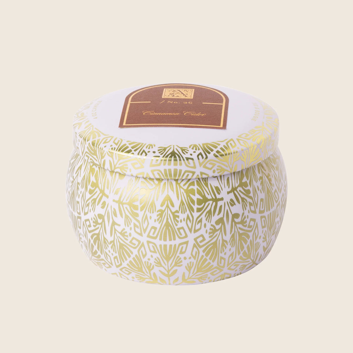 Cinnamon Cider Printed Travel Tin Candle