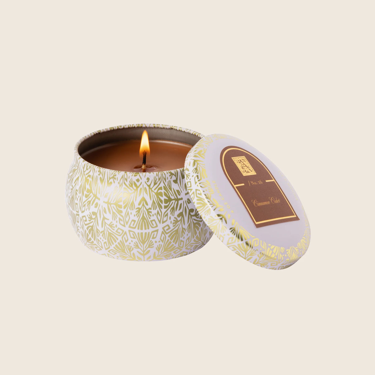 Cinnamon Cider Printed Travel Tin Candle
