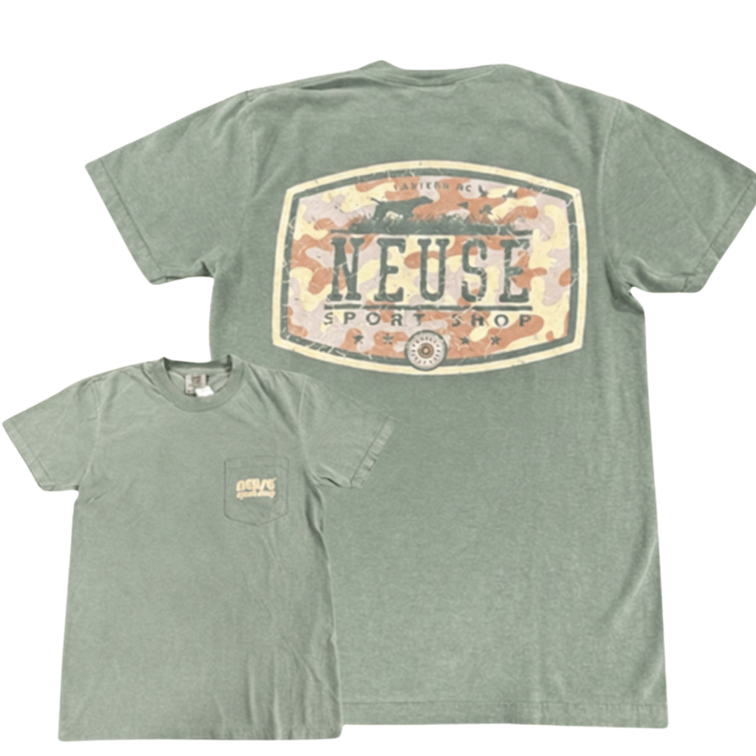Neuse Sport Shop Camo Hunt Club Tee