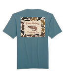 Pimp Shrimp Camiseta De Manga Corta Con Bolsillos En La Espalda De Camuflaje - Crema
