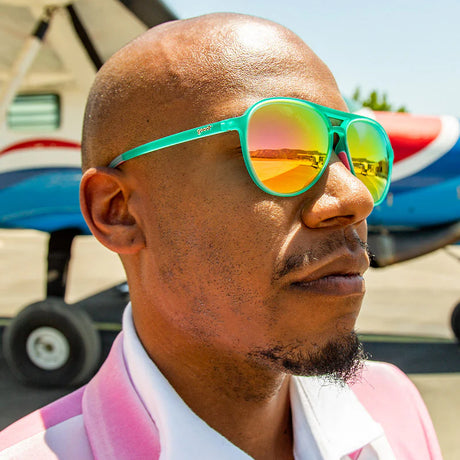 Goodr Kitty Hawkers' Ray Blockers Sunglasses