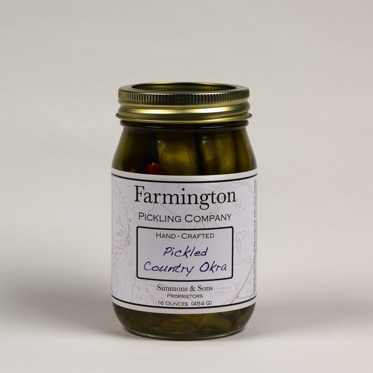 Captain Rodney's Pickled Country Okra -16 oz