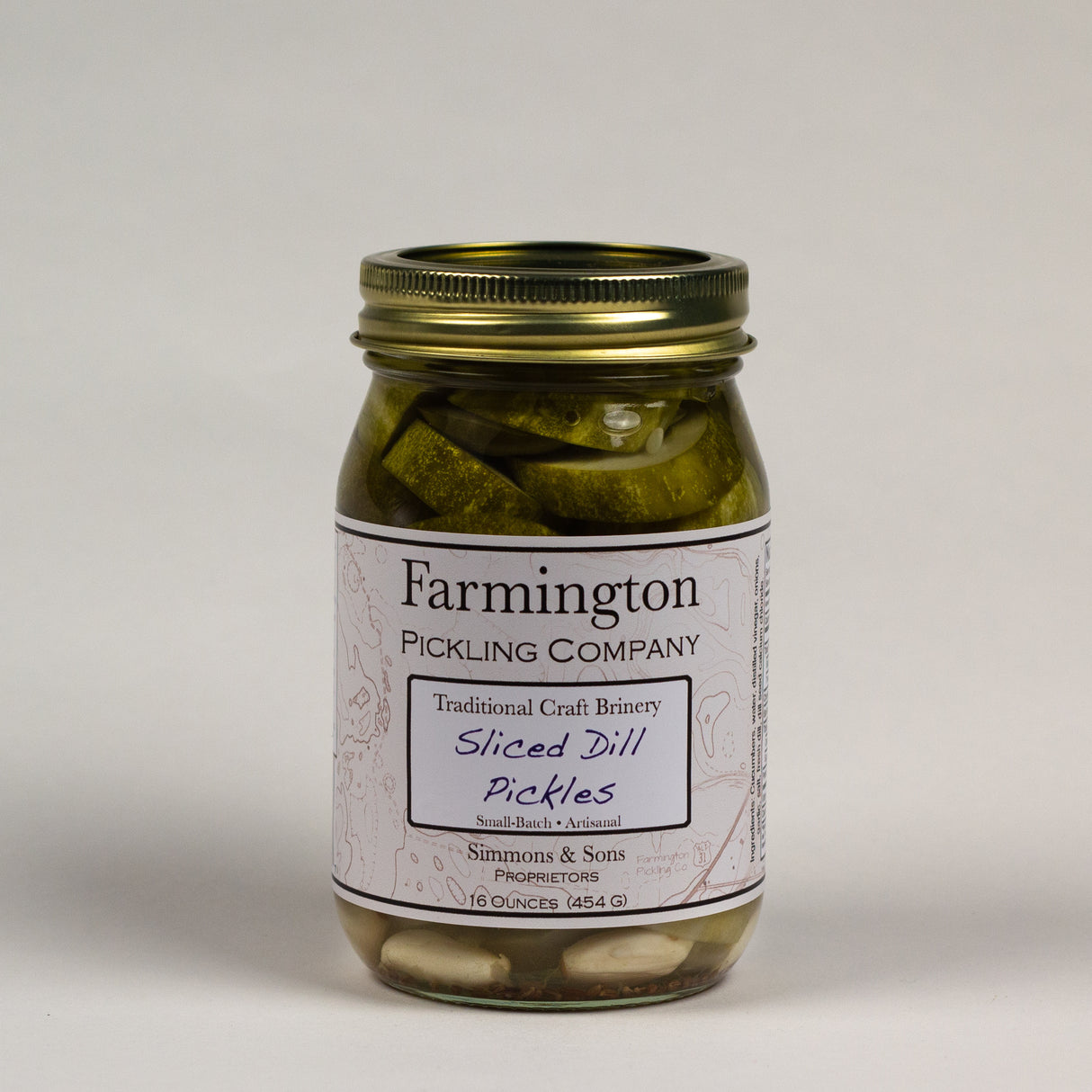 Captain Rodney's Sliced Dill Pickles -16 oz