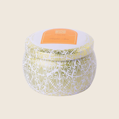 Pumpkin Spice Printed Travel Tin Candle