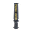 Black duck call with 'Screamin' Cottontail' branding on a white background