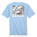 Pimp Shrimp Patriot Surfer Short Sleeve T-Shirt