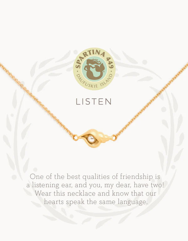 Spartina 449 Sea La Vie Listen Necklace