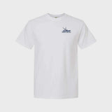 Short Rigger Marlin Nc Flag Tee - White