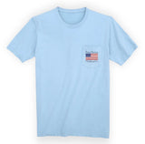 Pimp Shrimp Patriot Surfer Short Sleeve T-Shirt