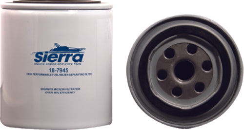 Sierra Replacement Water Separating Fuel Filter, Long