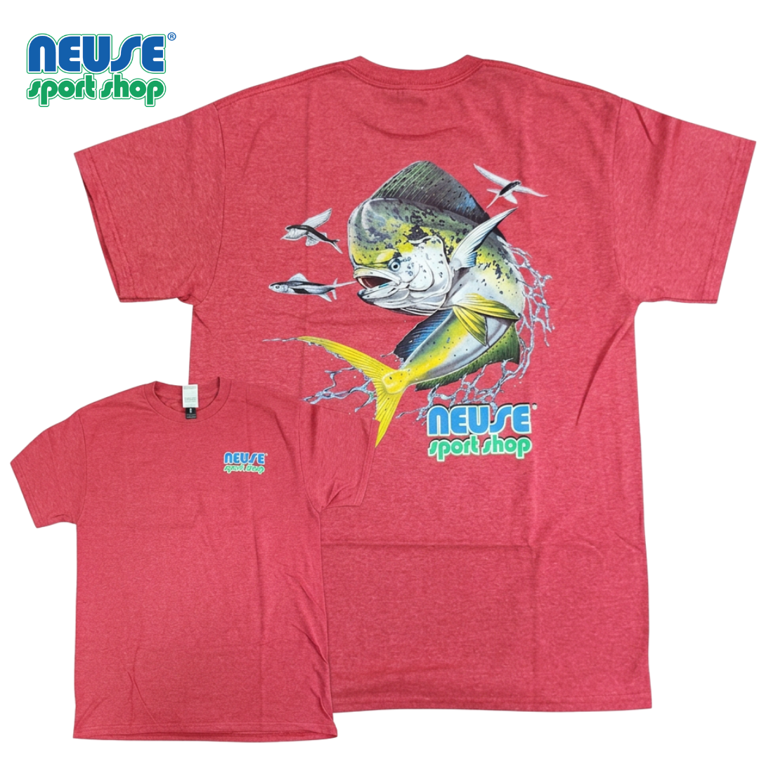 Neuse Sport Shop Mahi Short Sleeve Tee with NO Front Pocket
