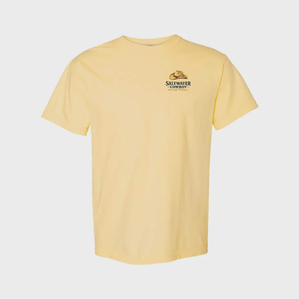 Short Rigger Saltwater Cowboy Tee - Butter