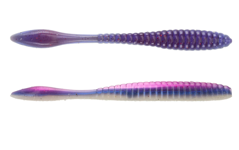 Berkley Lab Series Flat Worm - 3.6" - Violet Morning Dawn