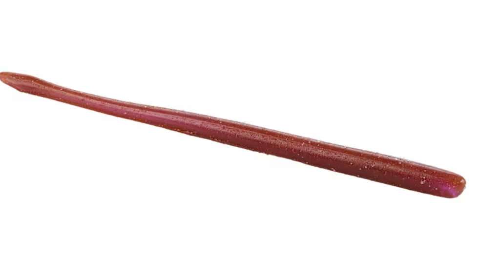 Berkley Lab Series Finesse Worm - 6"- Oxblood Red Flake