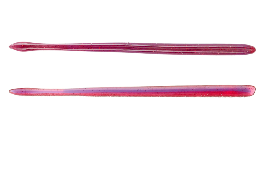 Berkley Lab Series Finesse Worm - 6" - Morning Dawn Red Flake