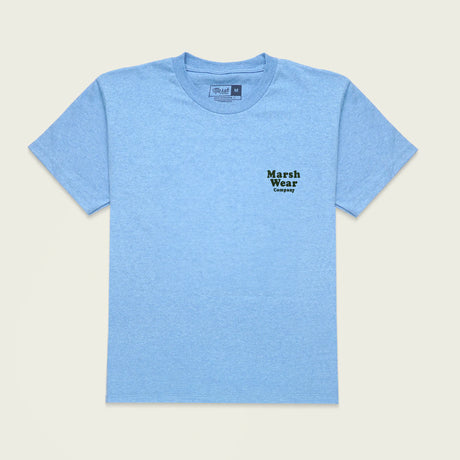 Marsh Wear Youth Heritage Red T-Shirt - Light Blue Heather