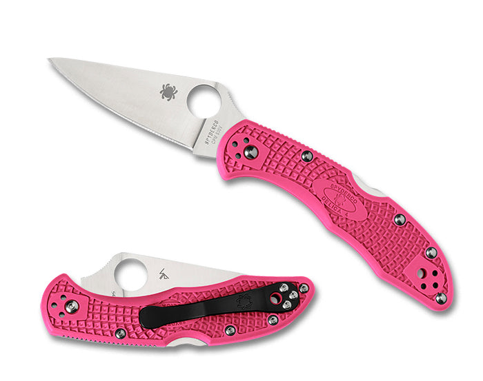 Spyderco Delica 4 FRN Living Beyond Breast Cancer Knife