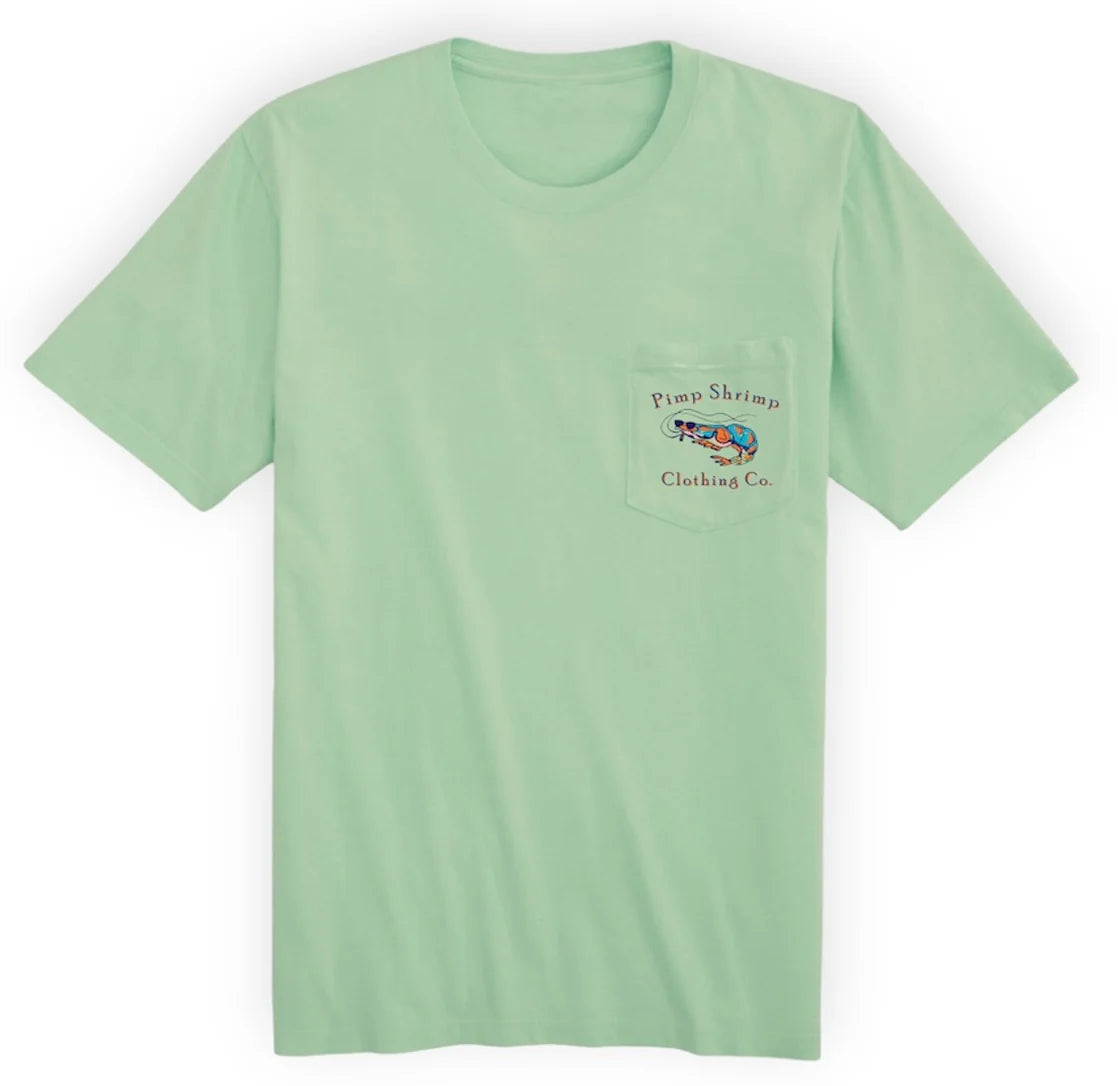 Pimp Shrimp Ballyhoo Short Sleeve Pocketed T-Shirt