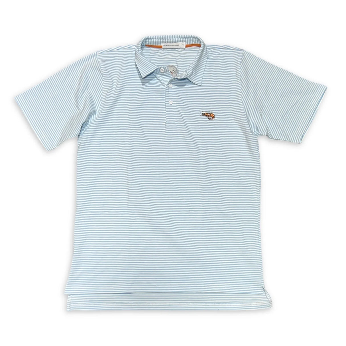 Pimp Shrimp - Polo / Light Blue Striped